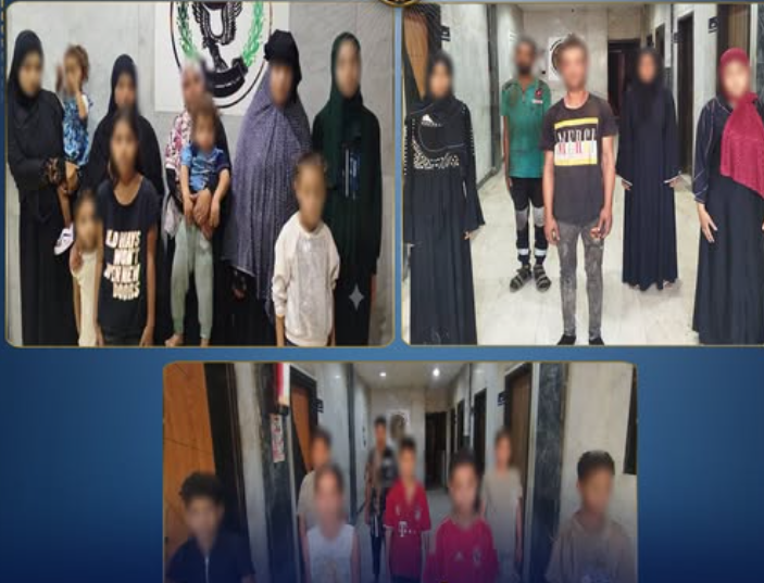 ضبط 9 أشخاص لاستغلال 14 طفلًا في التسول وبيع السلع بالجيزة